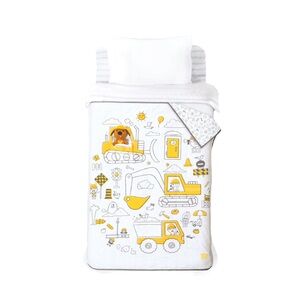 NIB Sago Mini Tuck Me In Quilt Trucks and Diggers